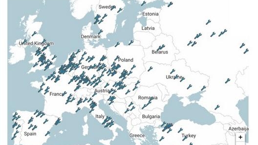 Localizzazione della fabbriche del comparto auto in Europa (fonte Acea)