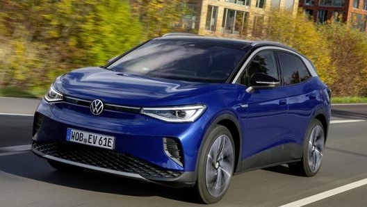 Le linee muscolose del Suv elettrico Volkswagen ID.3