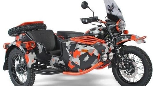 Ural Gear Up Geo nella singolare colorazione