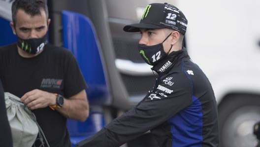 Maverick Vinales durante il GP di San Marino. Getty