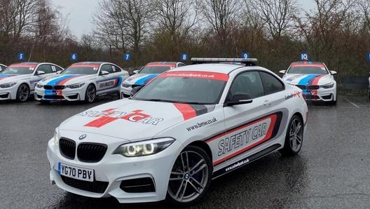 Una delle safety car rubate a Cadwell Park