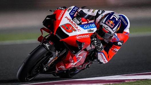 Johann Zarco in Qatar con la Ducati Pramac