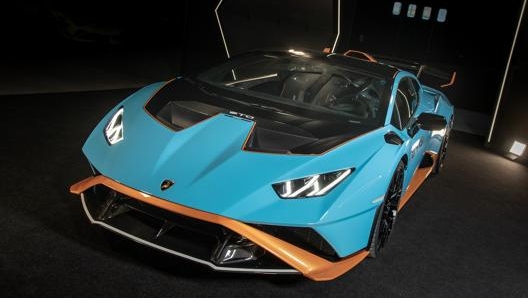 La Lamborghini Huracán Sto monta propulsore V10 da 640 Cv abbinato alla trazione posteriore