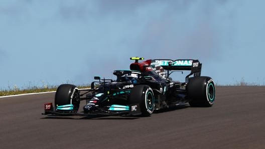 Valtteri Bottas in azione a Portimao. Getty