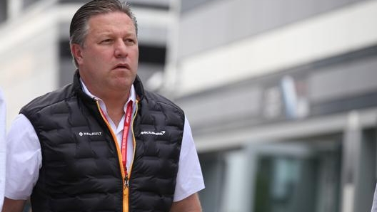 Zak Brown, team principal della McLaren. Lapresse