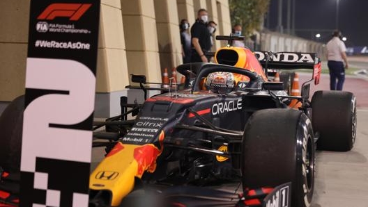 La Red Bull di Verstappen ha chiuso in seconda piazza il GP del Bahrain 2021