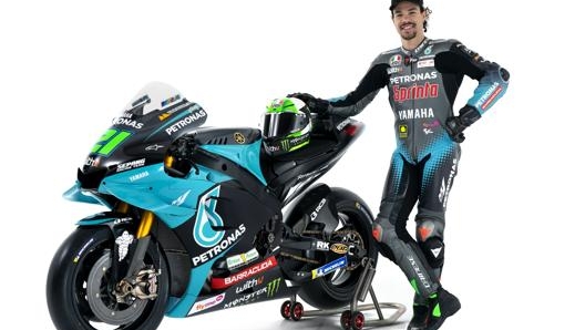 Franco Morbidelli con la sua M1 2021