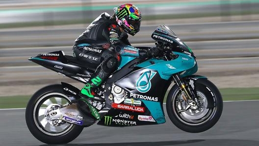 Franco Morbidelli (Yamaha Petronas) durante i test pre-stagionali