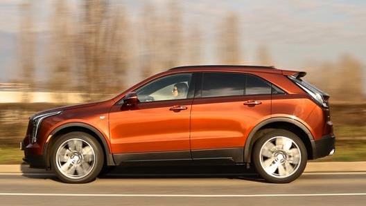 Cadillac Xt4 misura 4,59 metri in lunghezza e 1,88 metri in larghezza