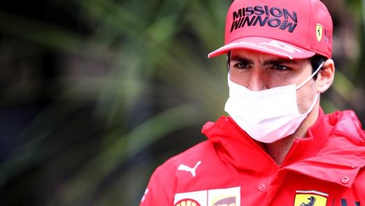 Carlos Sainz, prima stagione in Ferrari. Getty