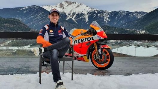 Pol Espargaro con la sua nuova Honda