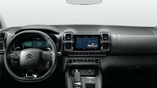 Gli interni di Citroën C5 Aircross Hybrid Plug-In: cruscotto digitale da 12,3’’ e schermo centrale da 8’’