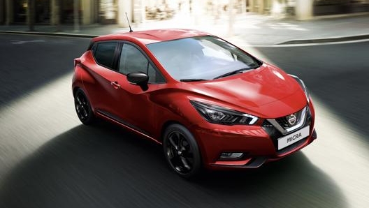 Nissan Micra è disponibile con cambio manuale a 5 rapporti oppure automatico Cvt