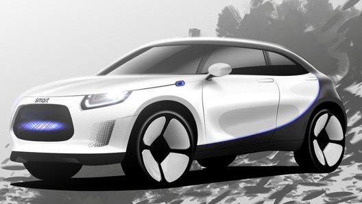 Ecco come potrebbe essere il concept di Suv elettrico targato Smart