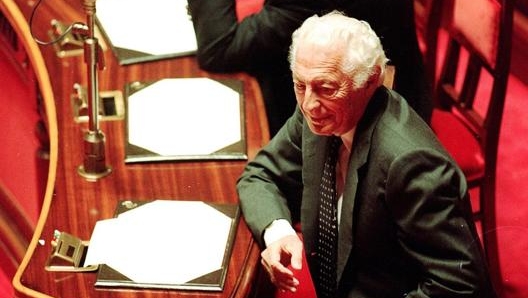 Agnelli a Palazzo Madama. Il presidente Francesco Cossiga lo nominò senatore a vita nel 1991. AP