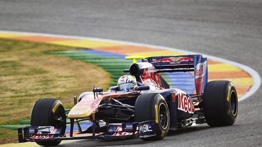 La Toro Rosso di Jaime Alguersuari nel 2011. Epa