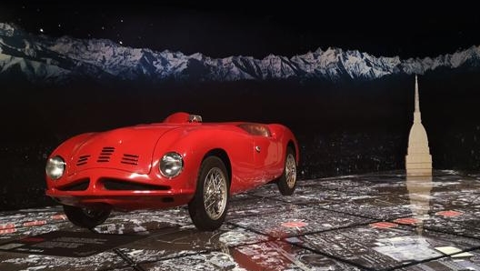 Uno spazio espositivo del Museo Nazionale dell'Automobile di Torino