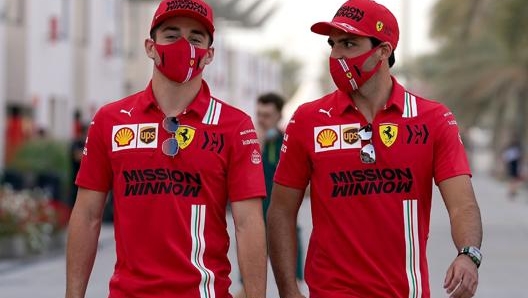 Da sinistra Charles Leclerc e Carlos Sainz