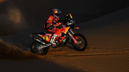 Sam Sunderland sulla Ktm. Afp