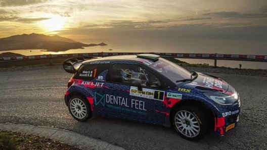 La Citroën DS3 Wrc Simone Miele e Roberto Mometti vincitrice all’Elba nel 2019