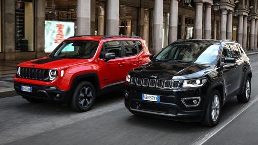 Jeep Renegade e Compass sono tra le ibride plug-in più apprezzate in Italia