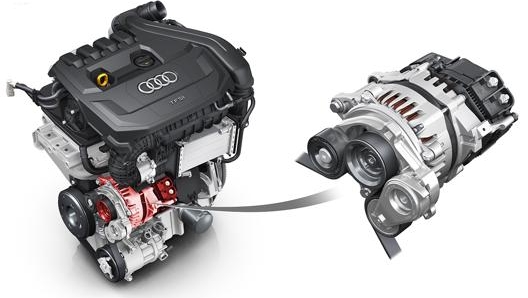 Il sistema mild hybrid 48V Audi