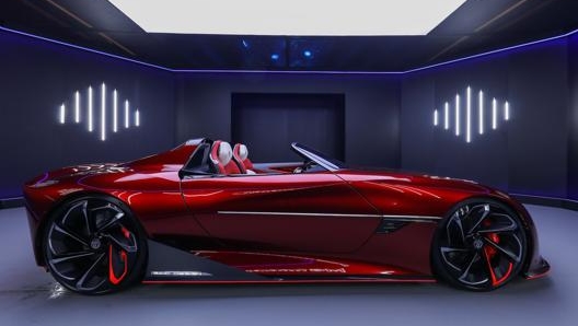 Una roadster a due posti. È la MG Cyberster in forma di concept che esordisce al salone di Shanghai