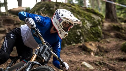 Eleonora Farina, tra le azzurre del Dh (Elite). Foto: Giacomo Podetti