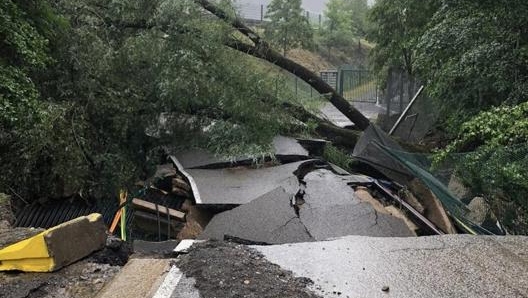 La via d’accesso al circuito belga collassata a causa del maltempo