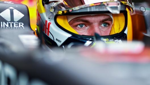 Max Verstappen in abitacolo a Zeltweg. Getty