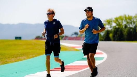 Tanta corsa per Perez: il messicano spesso usa questo allenamento per ripercorrere il circuito e studiarne i punti di frenata (foto @schecoperez)