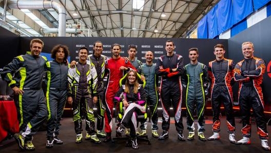 I piloti che hanno partecipato alla E-Kart League il 12 luglio nella sede della Sparco