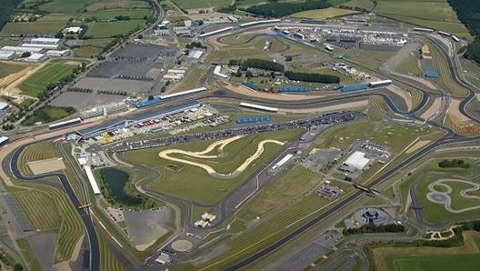 Veduta aerea di Silverstone