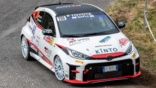 La GR Yaris del vincitore Alessandro Ciardi