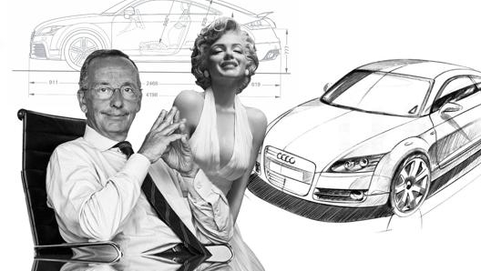 Walter de Silva si presentò in riunione con un poster di Marilyn Monroe per cambiare le proporzioni dell'Audi TT