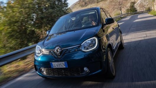 Il frontale della Twingo Electric