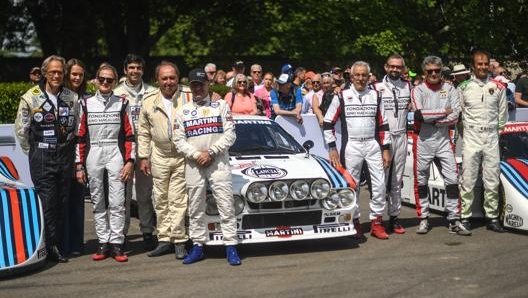 I grandi piloti con le Lancia a Goodwood