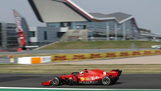 Charles Leclerc durante il GP celebrativo per i 70 anni della F1 nel 2020