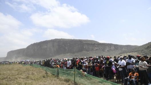 Tifosi al Safari Rally Kenya. Afp