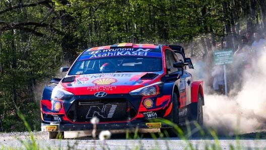 Il belga Thierry Neuville su Hyundai i20 Coupe