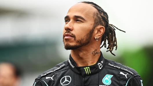 Lewis Hamilton a Silverstone. Getty