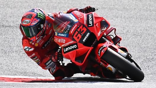 Francesco Bagnaia con la Ducati