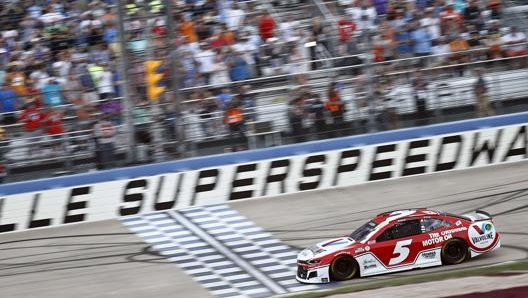 Kyle Larson scatenato in questa fase di stagione Nascar. Afp