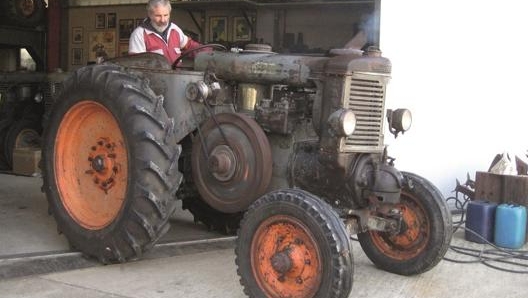 L’S.L. 50 fu costruito in più di 3000 esemplari fino al 1954. Remo Baldassi - Collezione Landini