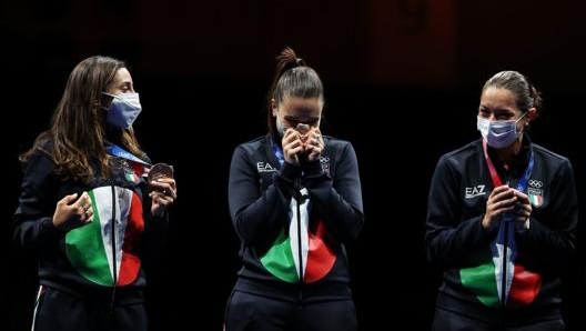 Rossella Fiamingo, argento individuale a Rio 2016, a Tokyo ha vinto il bronzo nella prova a squadre di spada femminile