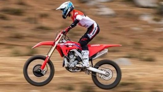 Honda Crf 250R, in movimento