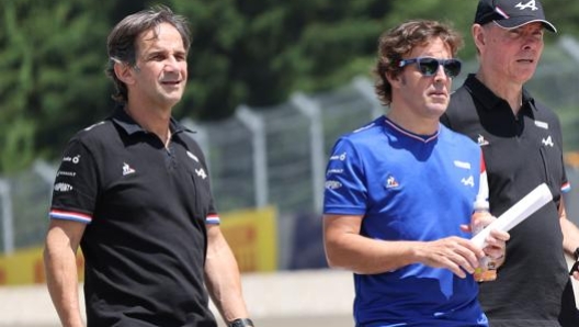 Brivio con Fernando Alonso