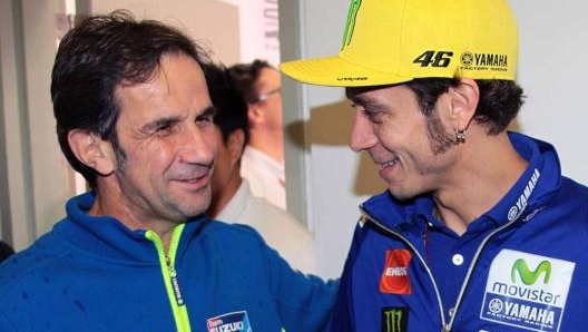 Con Valentino Rossi