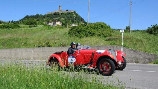 Per la prima volta la 1000 Miglia si svolge in senso antiorario. LaPresse