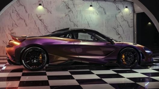 Colori molto appariscenti per la one off realizzata dal reparto di personalizzazione di McLaren